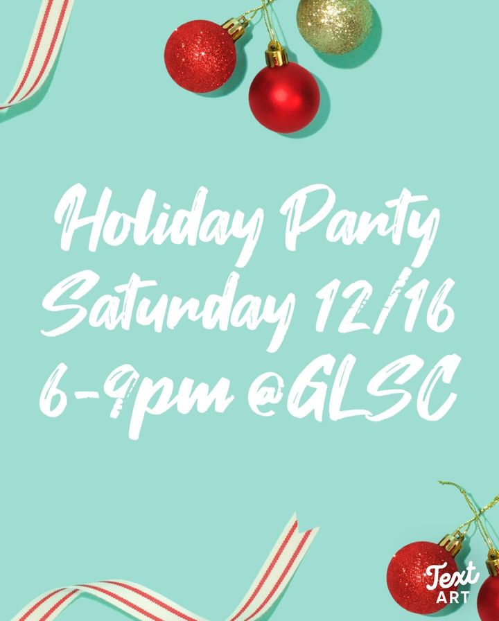 Read more about the article Holiday Party this Sat, Dec 16th at 6PM