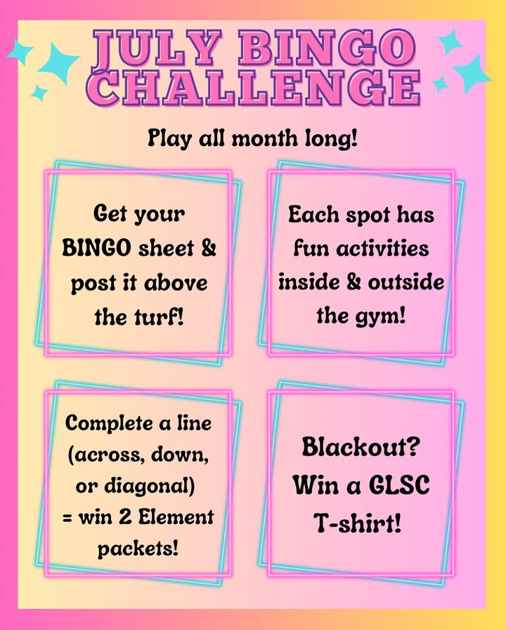 Read more about the article GLSC July BINGO Challenge