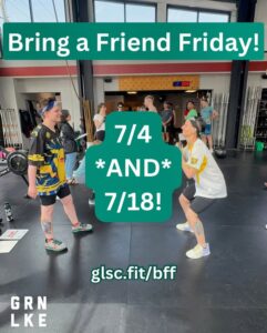 Bring a Friend Fridays at GLSC