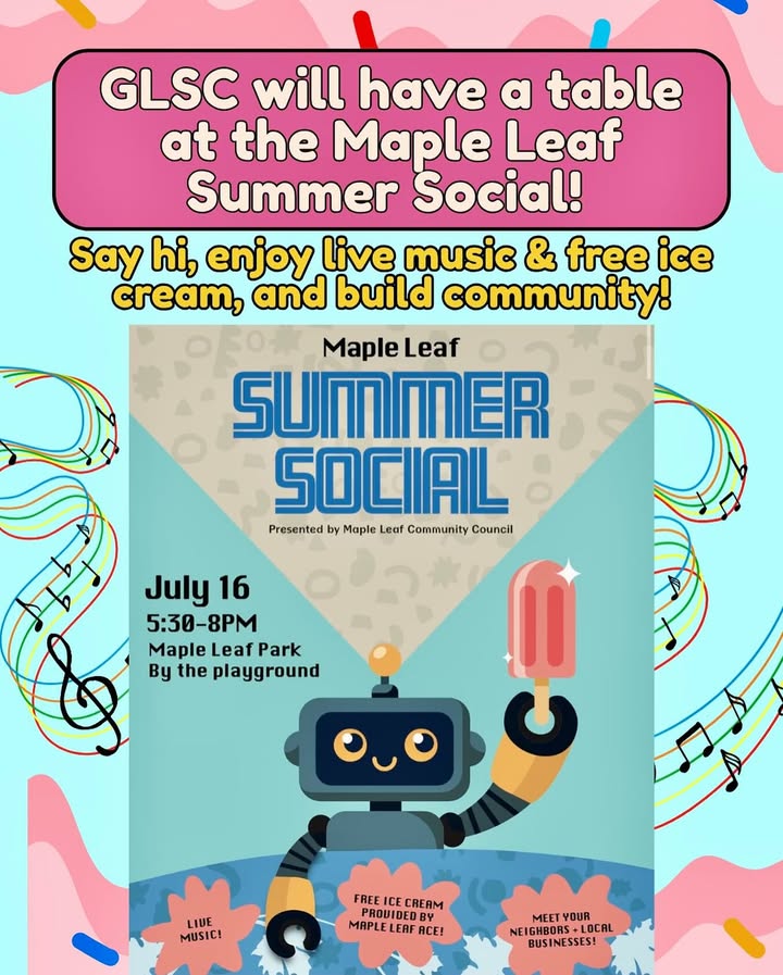 Read more about the article GLSC at the Maple Leaf Neighborhood Summer Social