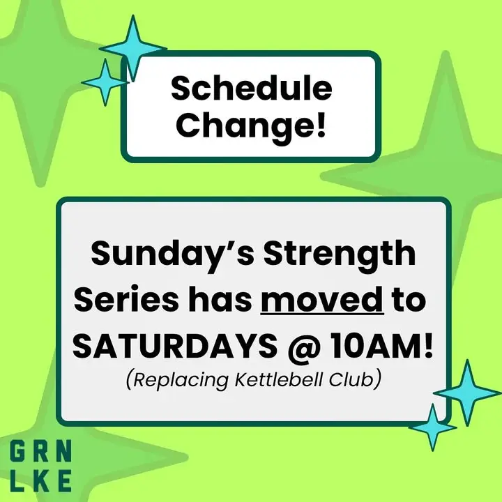 Read more about the article Strength Series Moves to Saturdays at GLSC