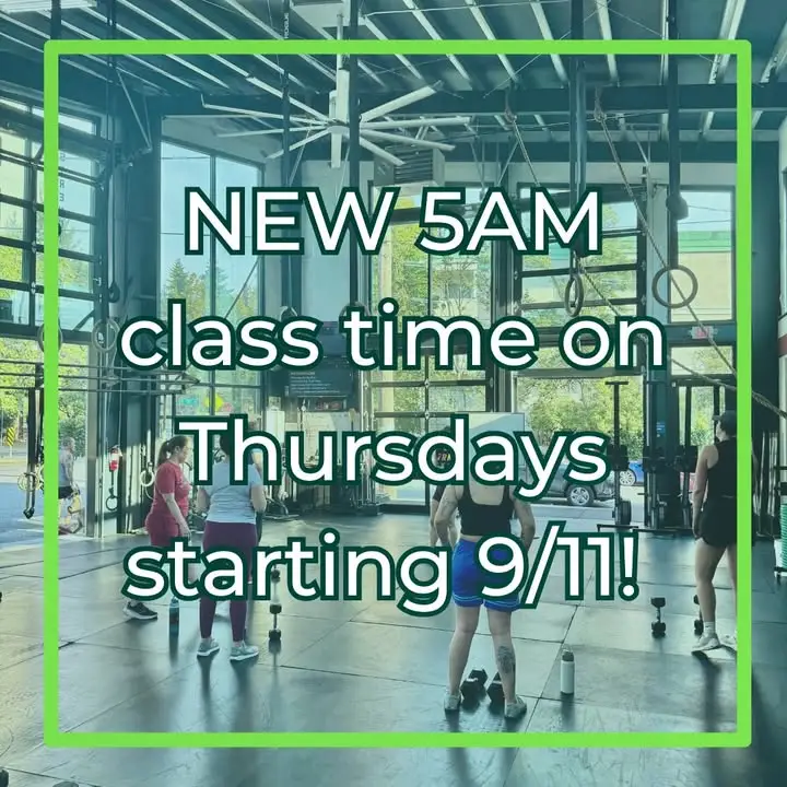 Read more about the article New 5AM Thursday Class at GLSC Starts September 11