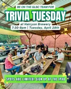 GLSC Trivia Tuesday at Halcyon Brewing