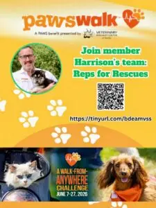 Join the GLSC PAWSwalk Team with Harrison Edell