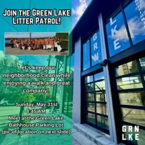 Green Lake Summer Cleanup with GLSC
