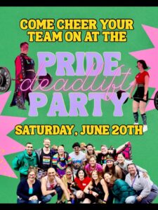 Cheer on GLSC Pride Deadlift Party Team
