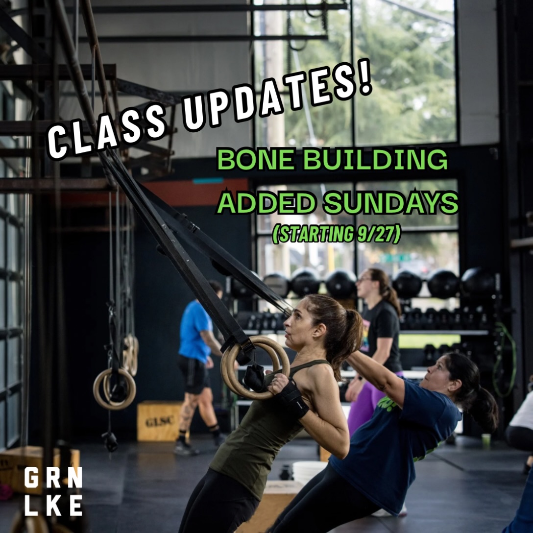 Read more about the article GLSC Class Update: New Bone Building Schedule