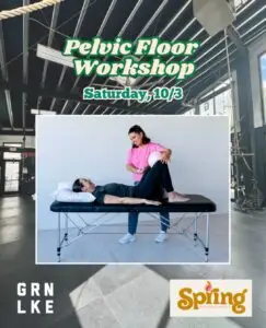 Free Pelvic Floor Workshop at GLSC on October 3