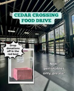 GLSC Community Food Drive for Cedar Crossing